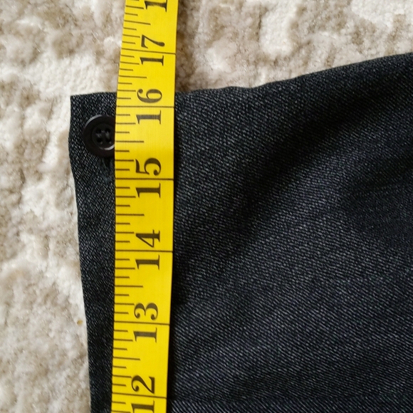 Talbots Heathered Wool Lined Trousers 14 P Black - Picture 10 of 12